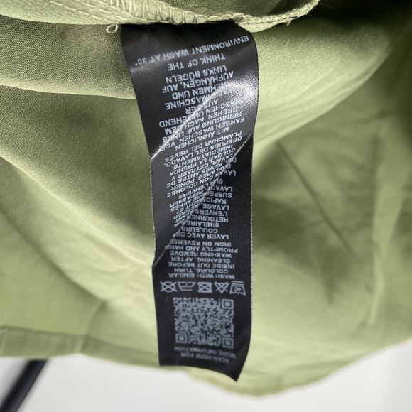 ASOS DESIGN Khaki Curve Soft All Over Embroidered Maxi Dress Size 22 - Picture 10 of 13